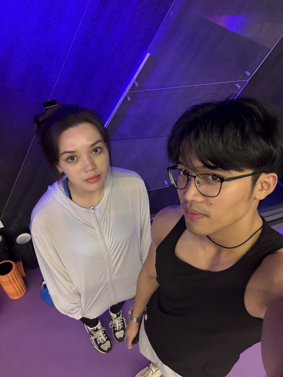Our first gym session · AF Tagaytay