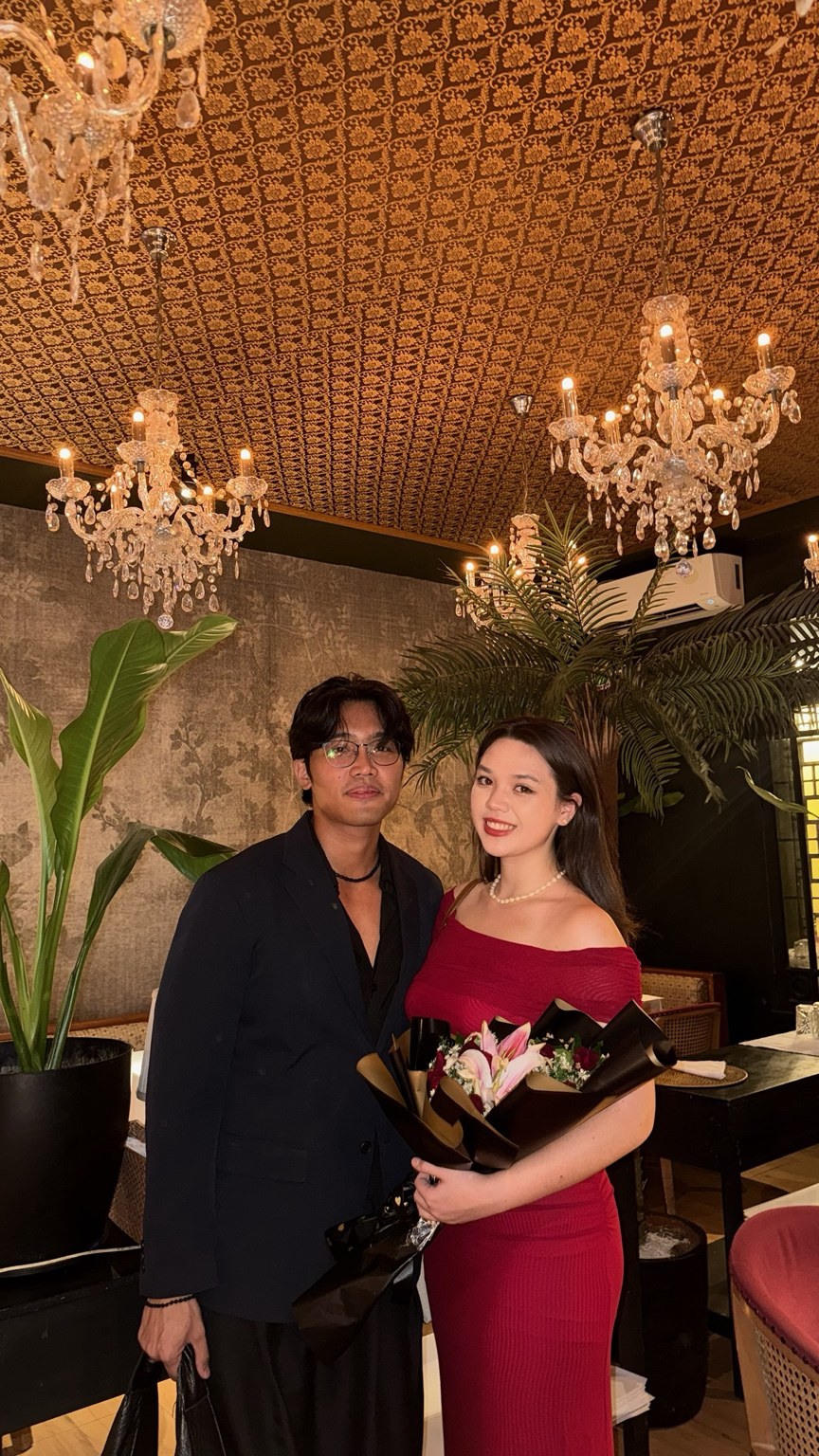 Our first monthsary · Emilia